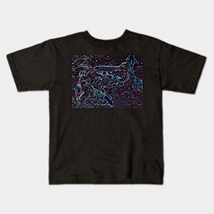 Neon Koi Fish Kids T-Shirt